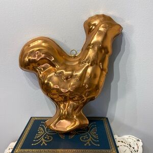 Vintage Rooster Copper Mold Made in Portugal